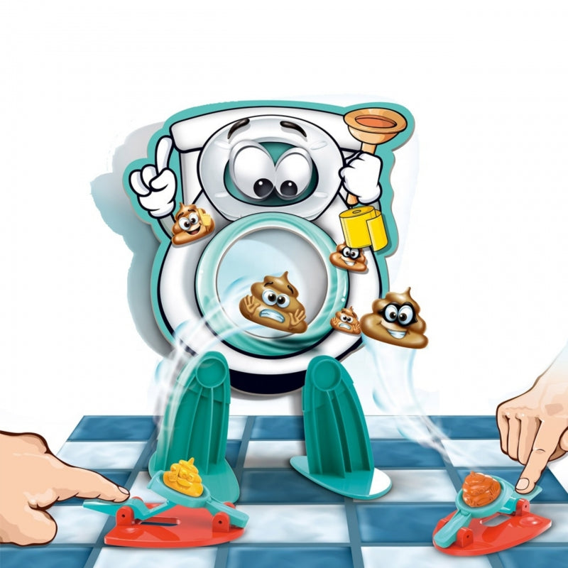 Arkadinis stalo žaidimas „Poop Shot to the Toilet“, WOOPIE