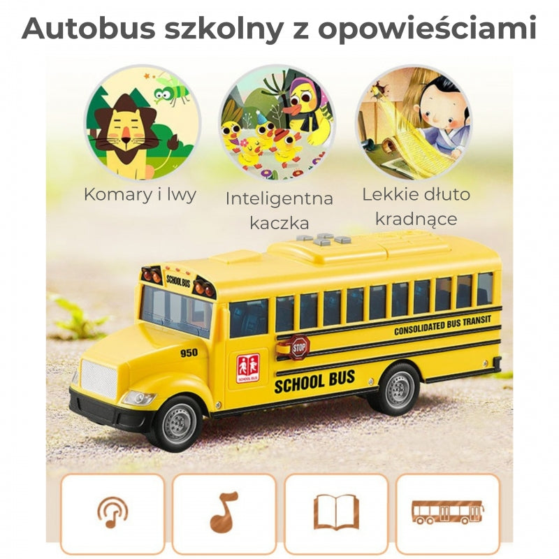 Interaktyvus mokyklinis autobusas vaikams 1:20, WOOPIE