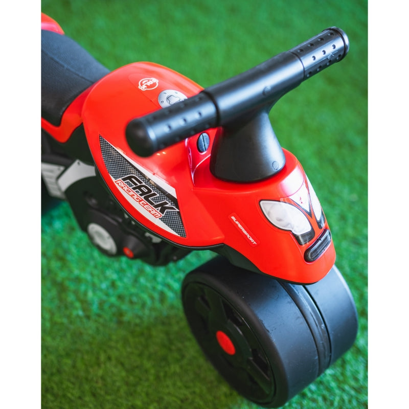 Paspiriamas motociklas FALK Rider Racing, raudonas