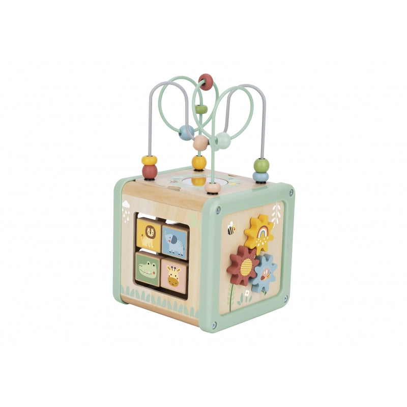 Daugiafunkcinis medinis veiklos kubas vaikams, WOOPIE GREEN