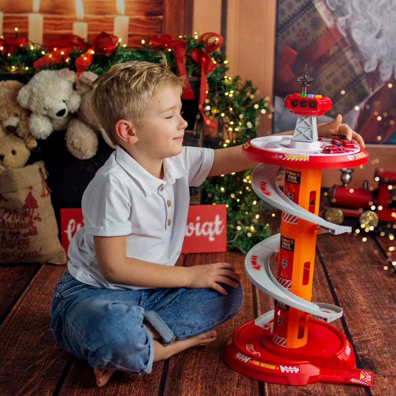 Didelė gaisrininkų automobilių aikštelė su garso efektais, Woopie