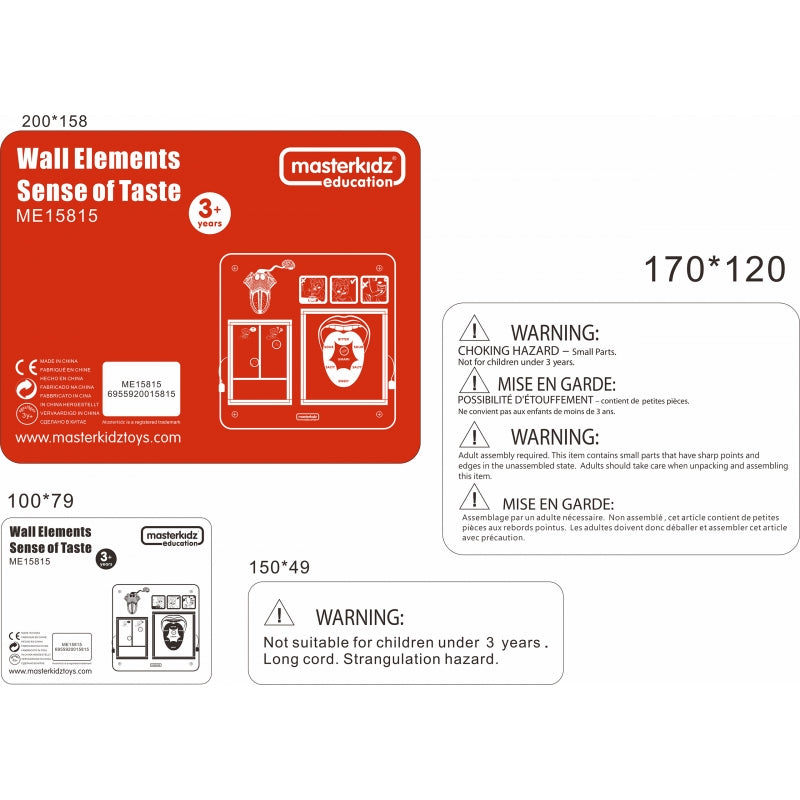 MASTERKIDZ edukacinė regos lenta