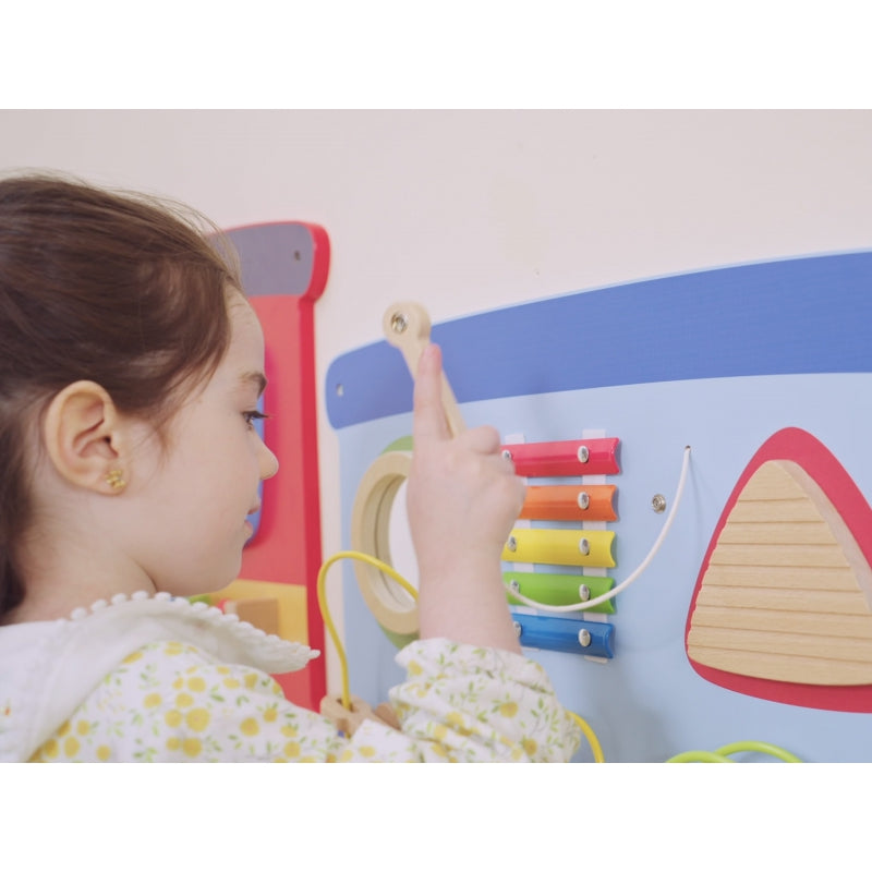 Medinė manipuliacinė lenta, traukinys, VIGA