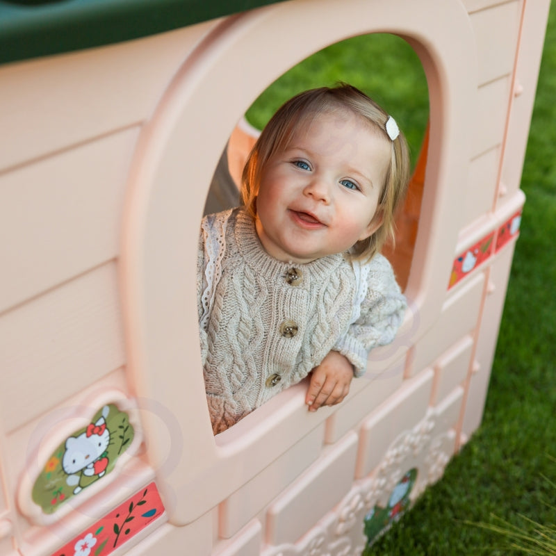 Sodo namelis vaikams „HELLO KITTY“, rožinis