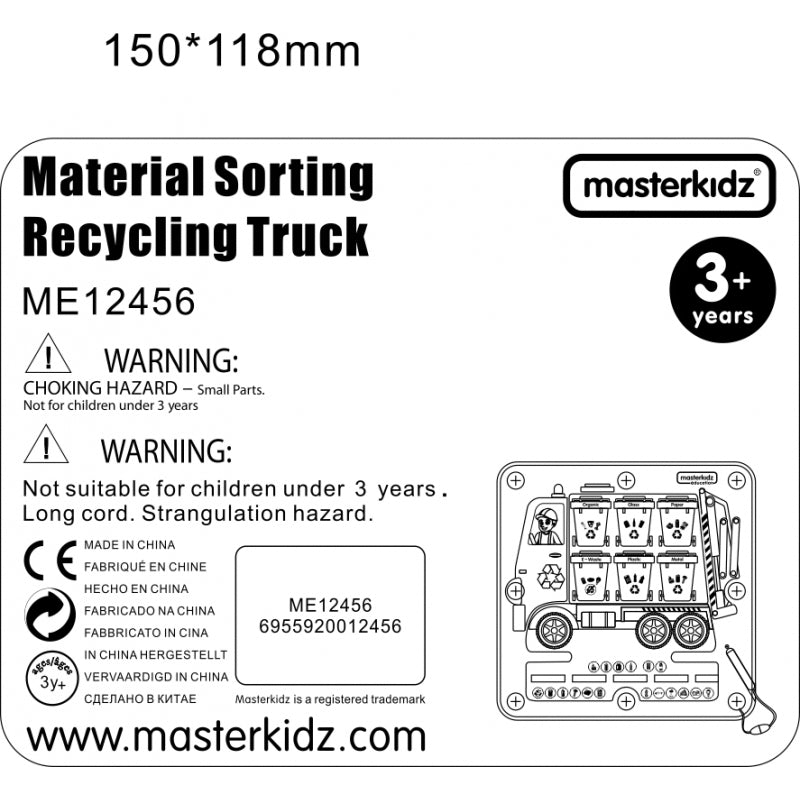 Masterkidz edukacinis žaidimas, atliekų rūšiavimas