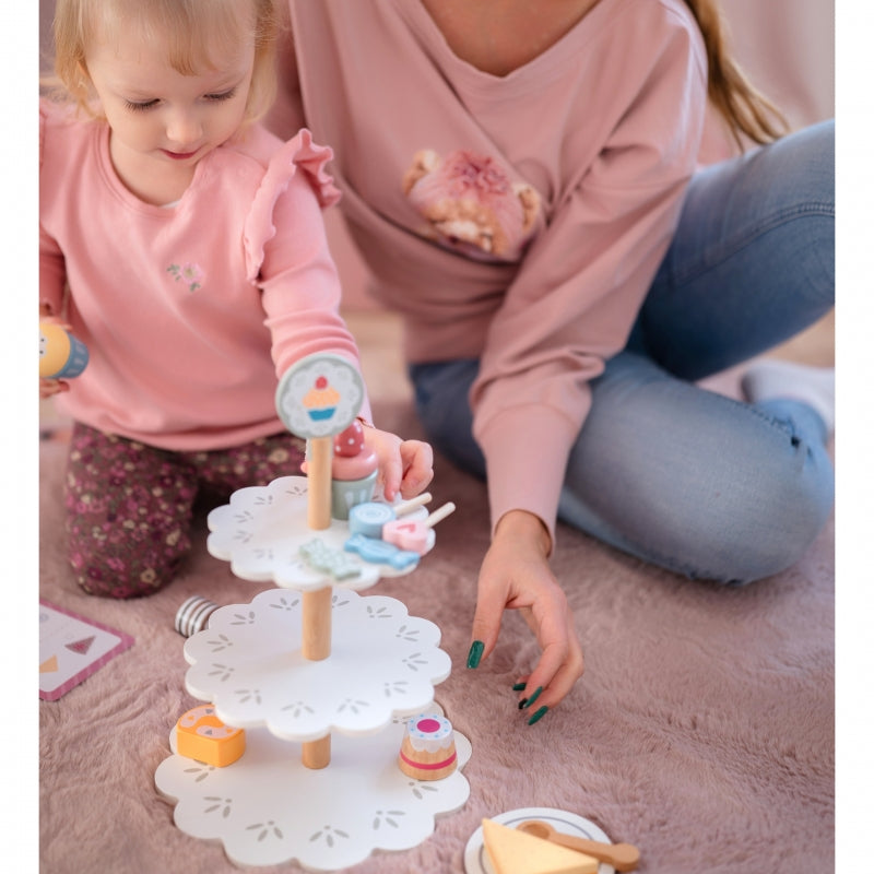 Medinis keksiukų stovas vaikams su priedais, TOOKY TOY