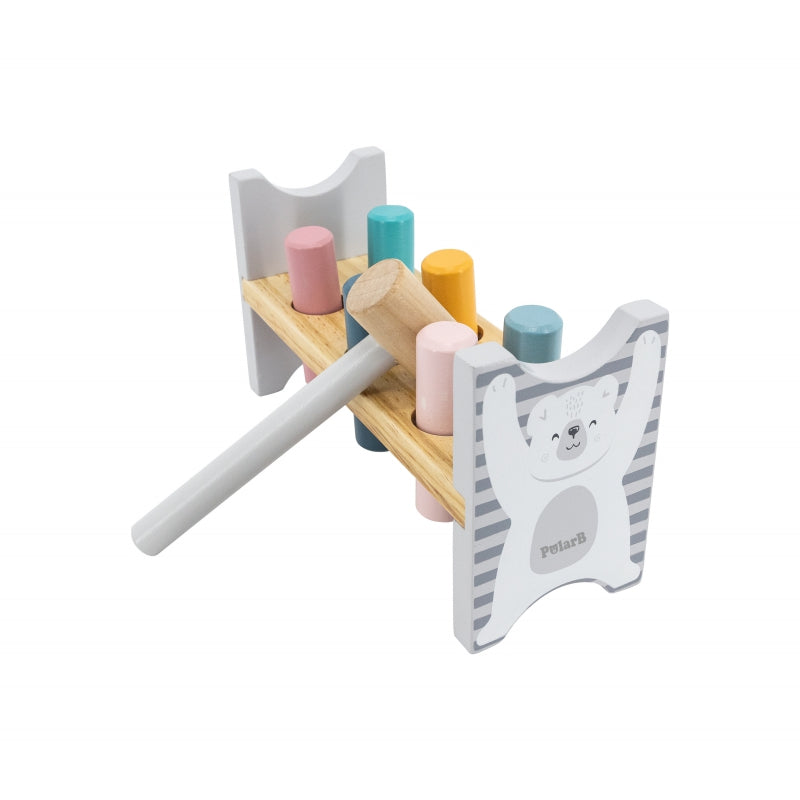 Medinis Montessori žaidimas su plaktuku vaikams, VIGA PolarB