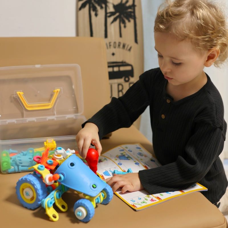 STEM konstruktoriaus rinkinys 6in1, transporto priemonės, WOOPIE