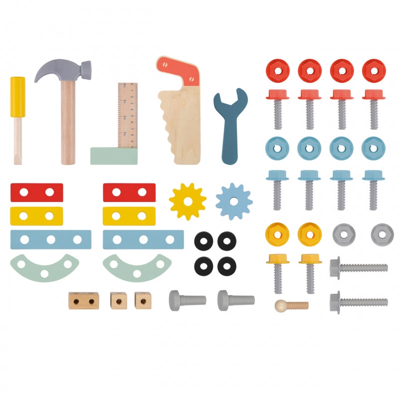 Medinis STEM stumdukas vaikams “Automobilis” su priedais, TOOKY TOY