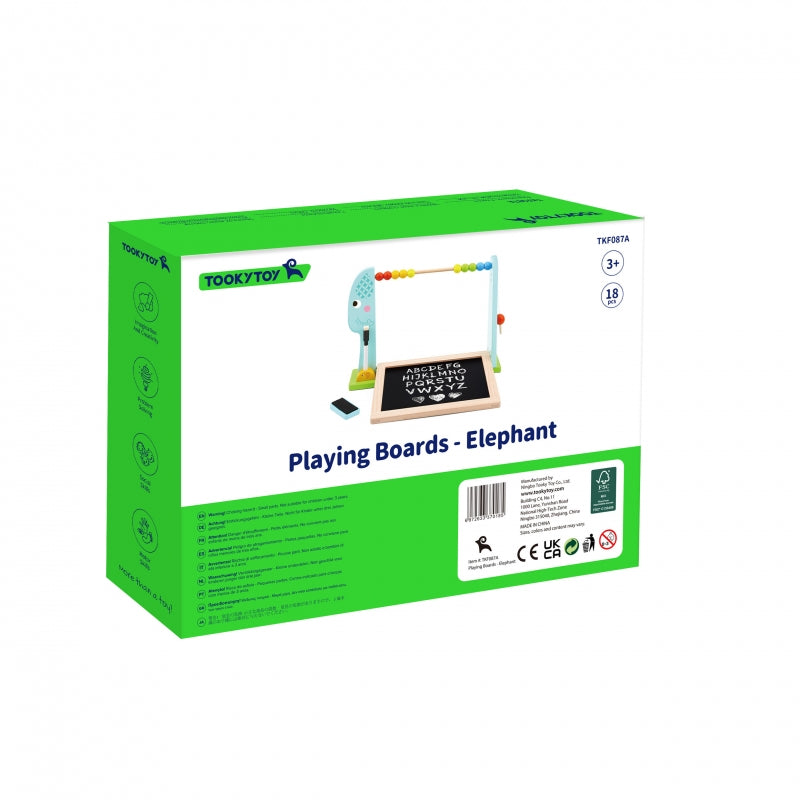 „TOOKY TOY“ edukacinio stalo lenta + 18 magnetinių elementų
