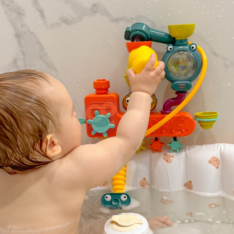 Vonios žaislas su priedais, antis, WOOPIE