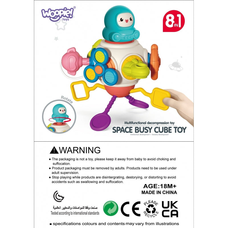 Sensorinis Montessori žaislas 8in1, WOOPIE