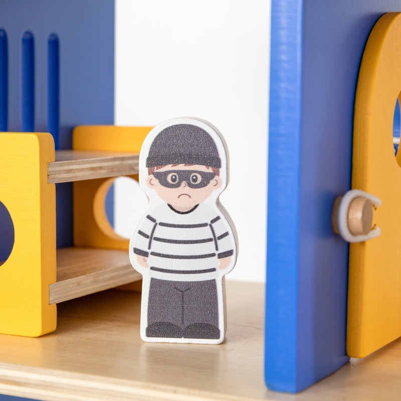 Medinė policijos stotis su figūrėlėmis 14 el., VIGA