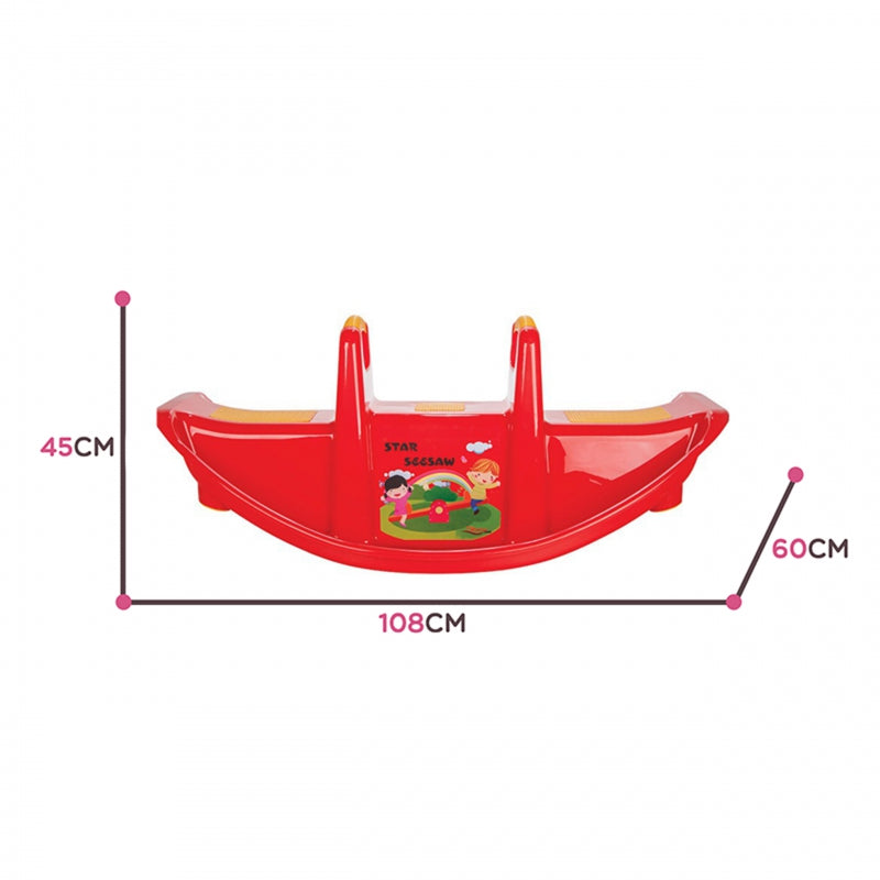 Balansinės supynės trims, raudonas, Woopie