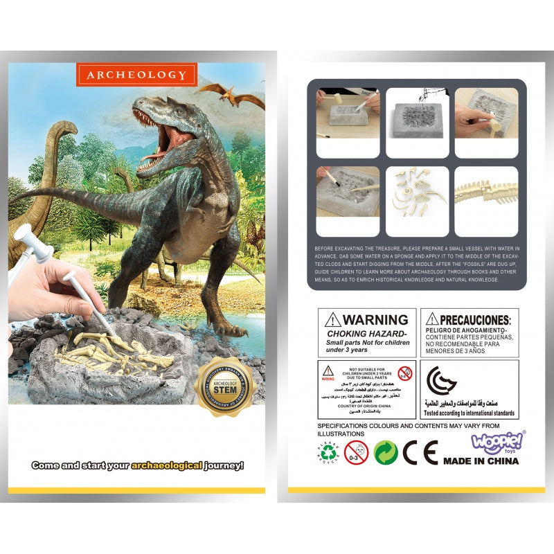 Mažojo archeologo rinkinys, stegozauras, WOOPIE
