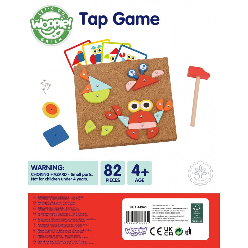 Medinis stalo žaidimas „Detalių prikalimas ant lentos“, Woopie