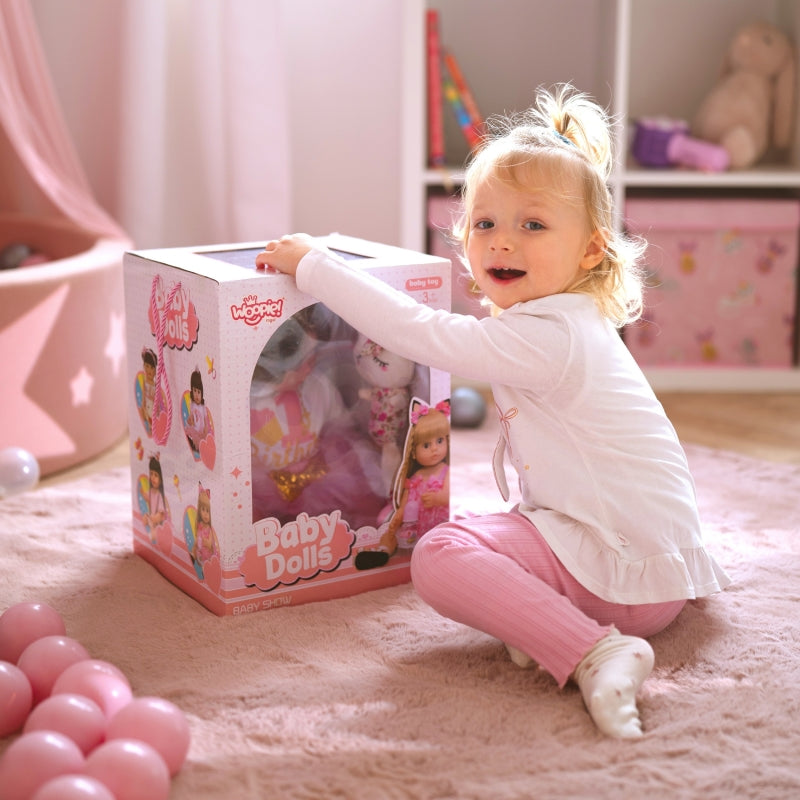 Lėlė su garso efektais ir priedais, WOOPIE