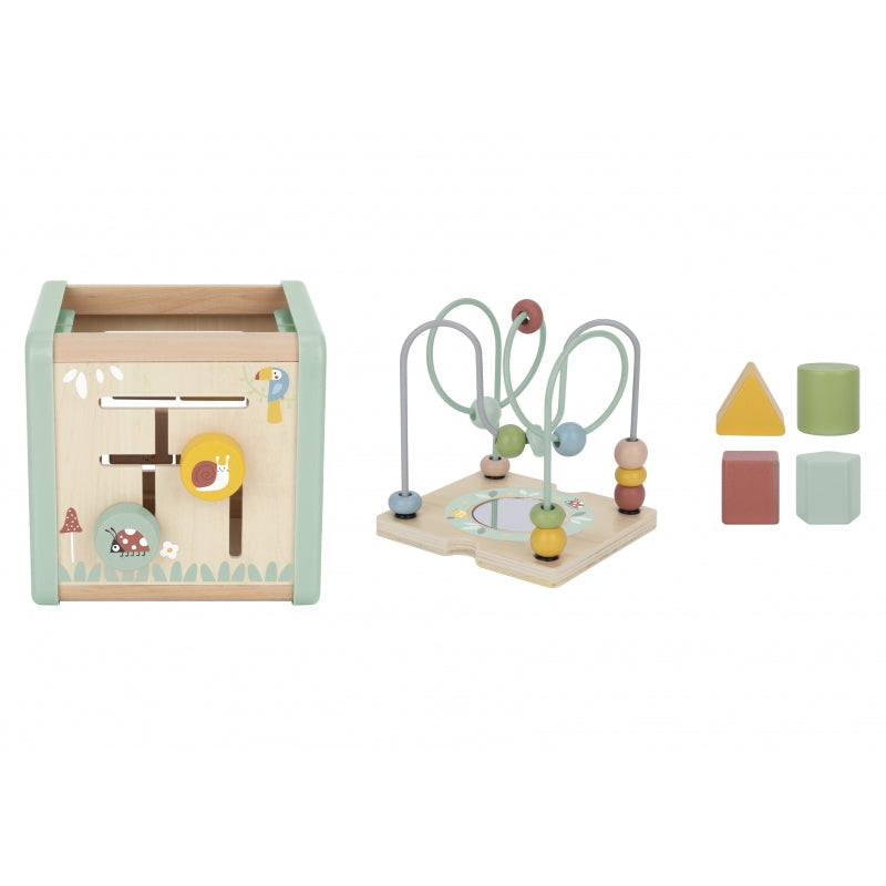 Daugiafunkcinis medinis veiklos kubas vaikams, WOOPIE GREEN