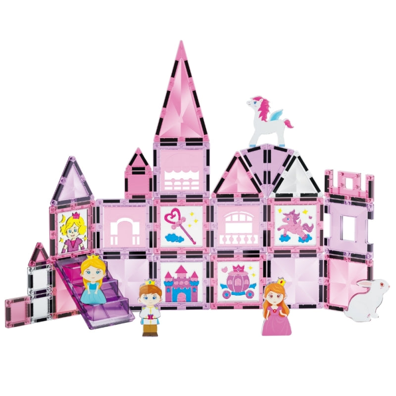 Magnetinis konstruktorius „Princesės pilis“ 50 vnt., WOOPIE