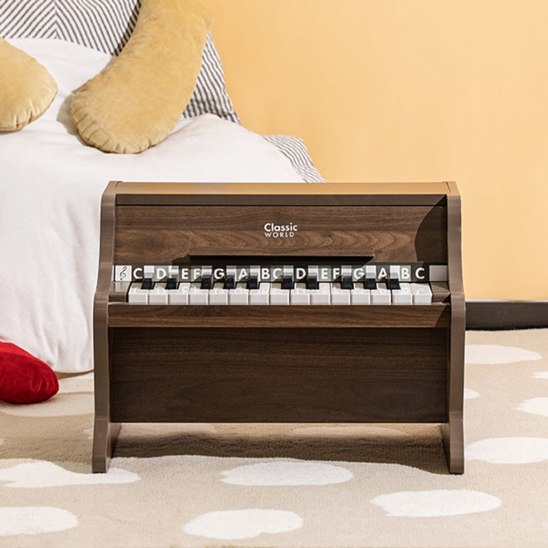 Medinis klasikinis pianinas vaikams su mokomąja knyga, CLASSIC WORLD