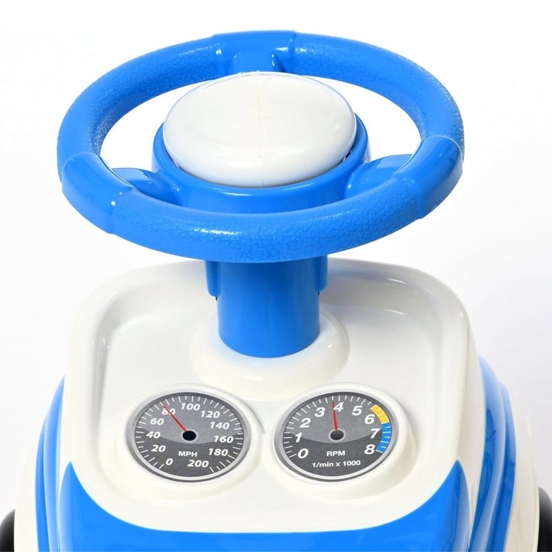 Paspiriama mašinėlė - stumdukas 4 in 1 su rūšiuokliu, mėlyna