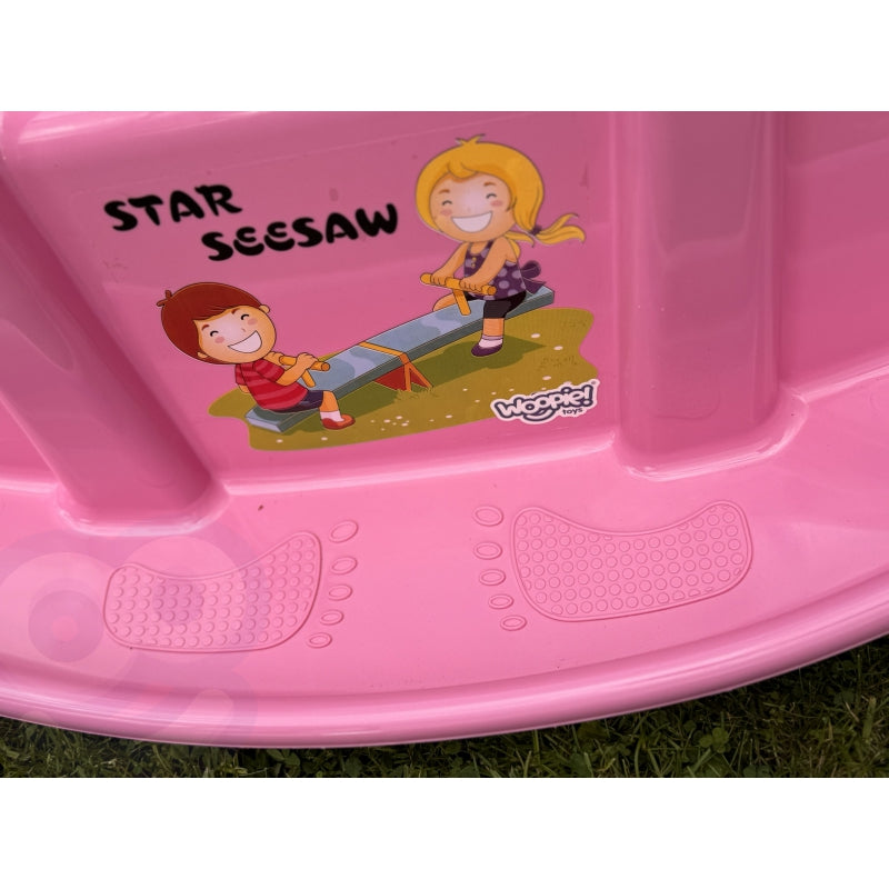 Balansuojančios sūpynės STAR WOOPIE, rožinės