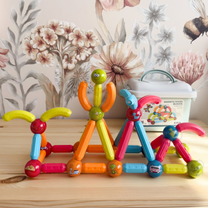 Magnetinis edukacinis konstruktorius 52 vnt. Woopie