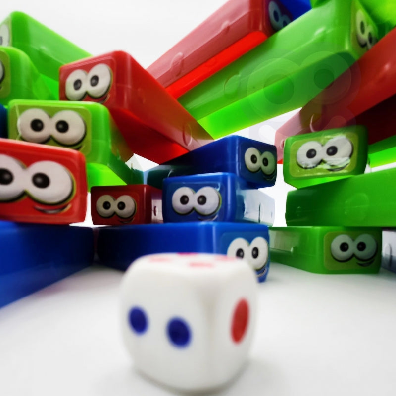 Arkadinis žaidimas kaladėlių žaidimas "Wobbly Tower", WOOPIE