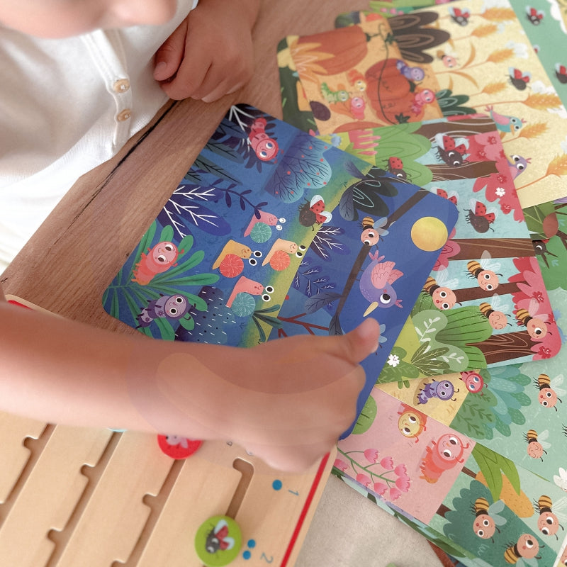 „TOOKY TOY“ medinis mokymosi žaidimas gyvūnėliams skaičiuoti