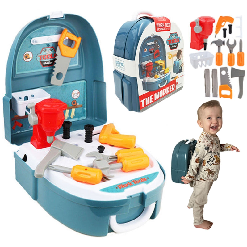 Vaikiškas meistro rinkinys kuprinėje 15 el., Woopie