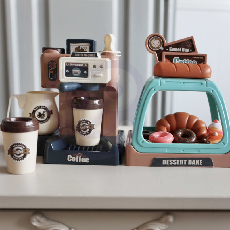Žaislinis kavos virimo aparatas su sausainių vitrina Woopie