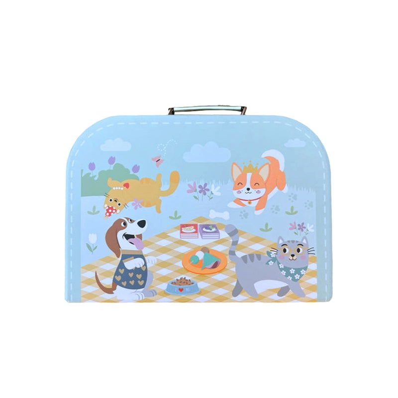 Medinis pikniko rinkinys vaikams su pjaustomais vaisiai, TOOKY TOY