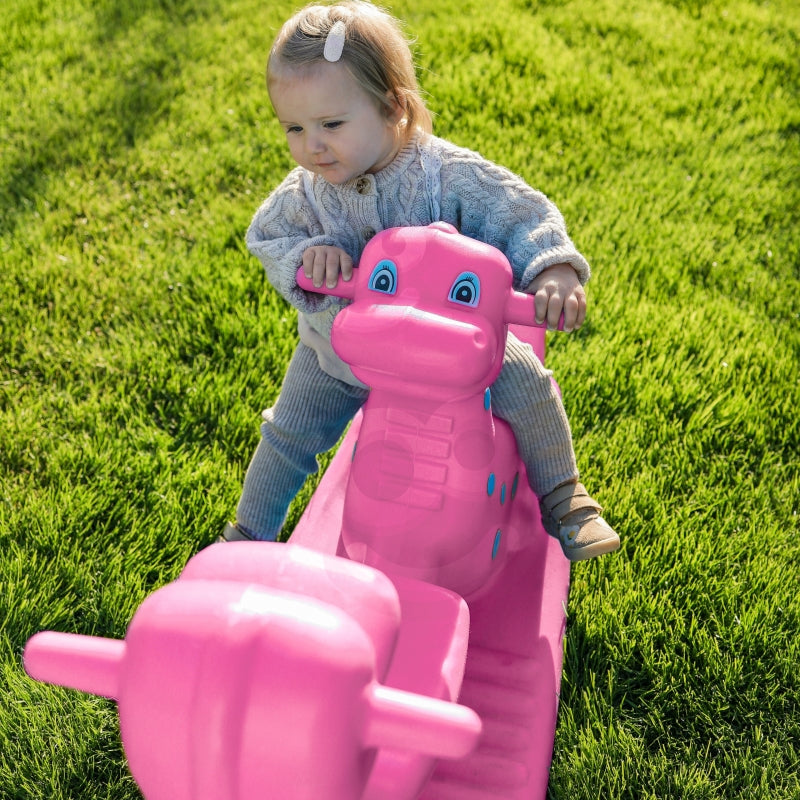 Sūpynės vaikams Dinozaurai WOOPIE, rožinės