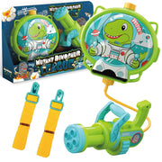 Vandens pistoletas su kuprine, dinozauras, WOOPIE