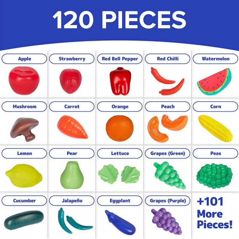 Didelis įvairių maisto produktų rinkinys 120el., WOOPIE