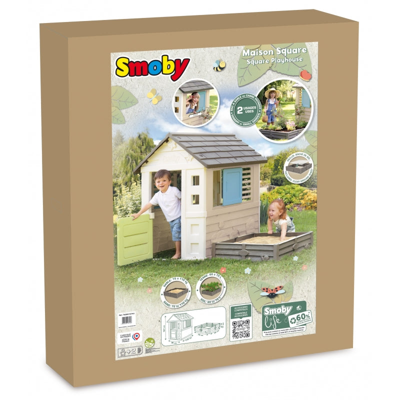 Sodo namelis vaikams su smėlio dėže „Smoby Life“