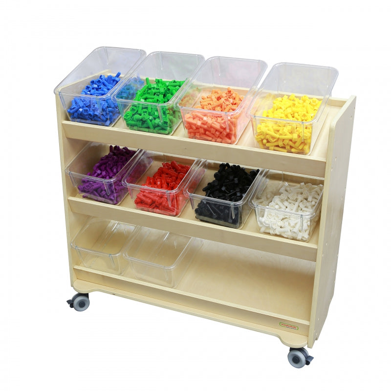 Akrilo STEM laikymo dėžės 6 vnt.,  MASTERKIDZ