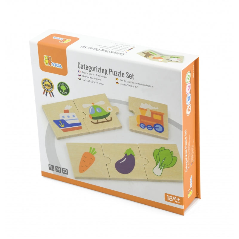 Medinė dėlionės su piešiniais 24 el, Viga