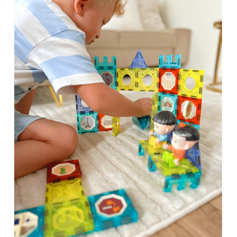 Magnetiniai blokai 98 el., Woopie