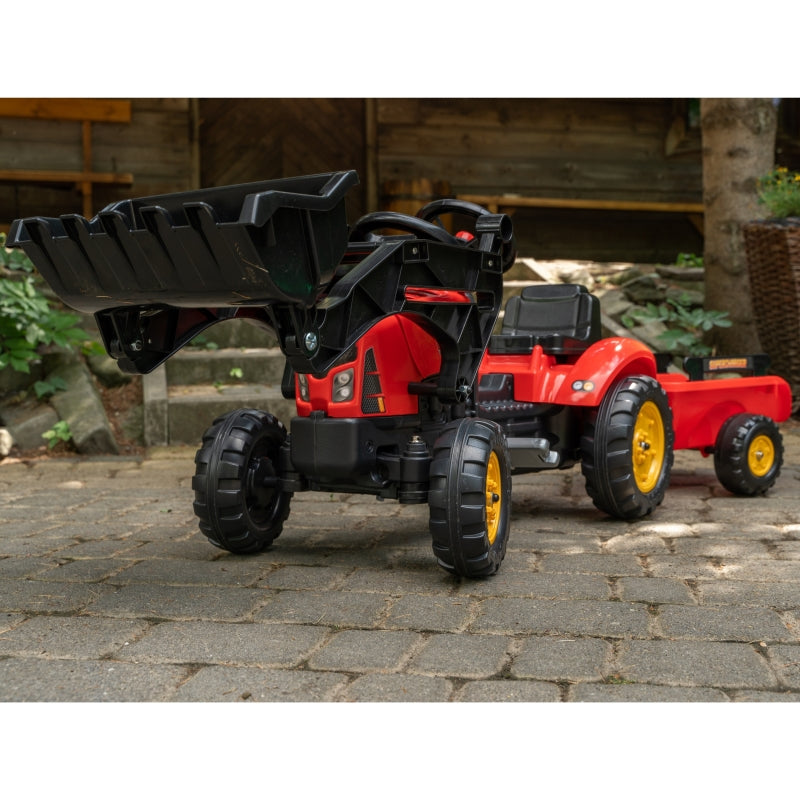 Minamas traktorius Supercharger su priekaba Falk