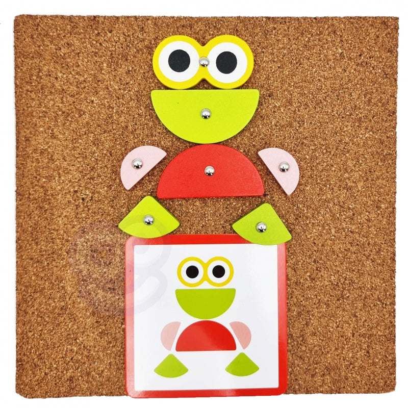 Medinis stalo žaidimas „Detalių prikalimas ant lentos“, Woopie