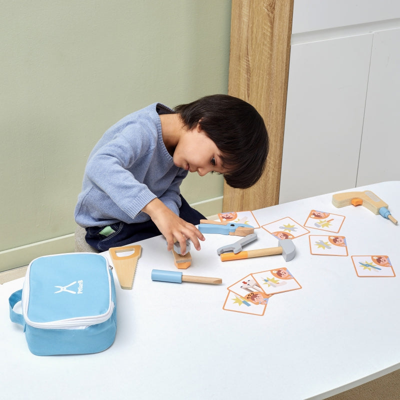 Medinių įrankių rinkinys vaikams „Little Handyman“, VIGA PolarB