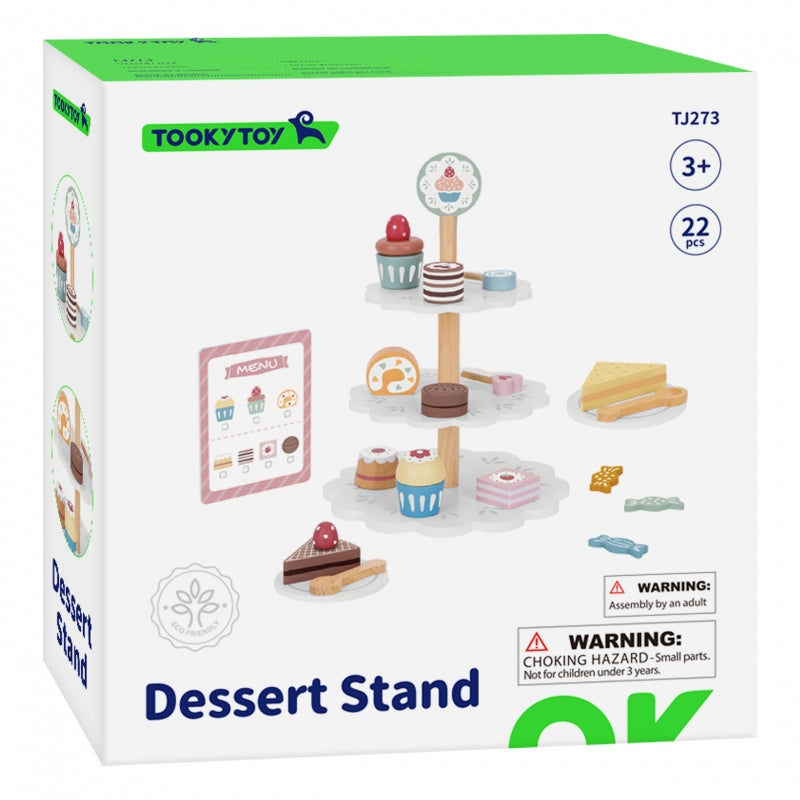 Medinis keksiukų stovas vaikams su priedais, TOOKY TOY