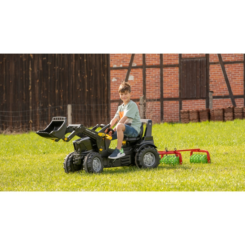 Traktoriaus Rolly Toys priekaba diskinės akėčios