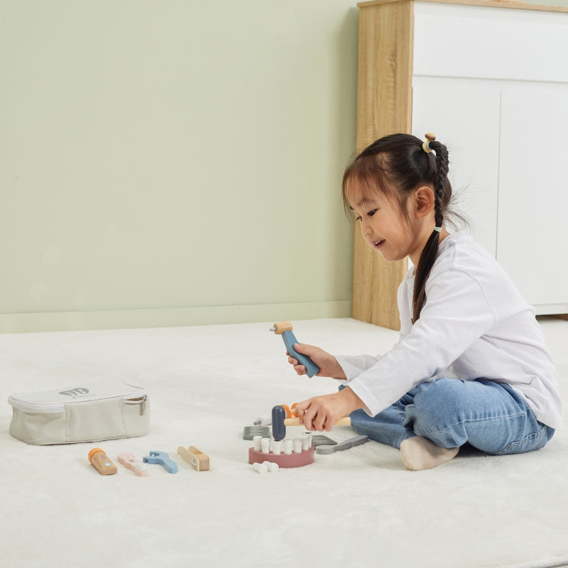 Medinis odontologo rinkinio, krepšyje, VIGA