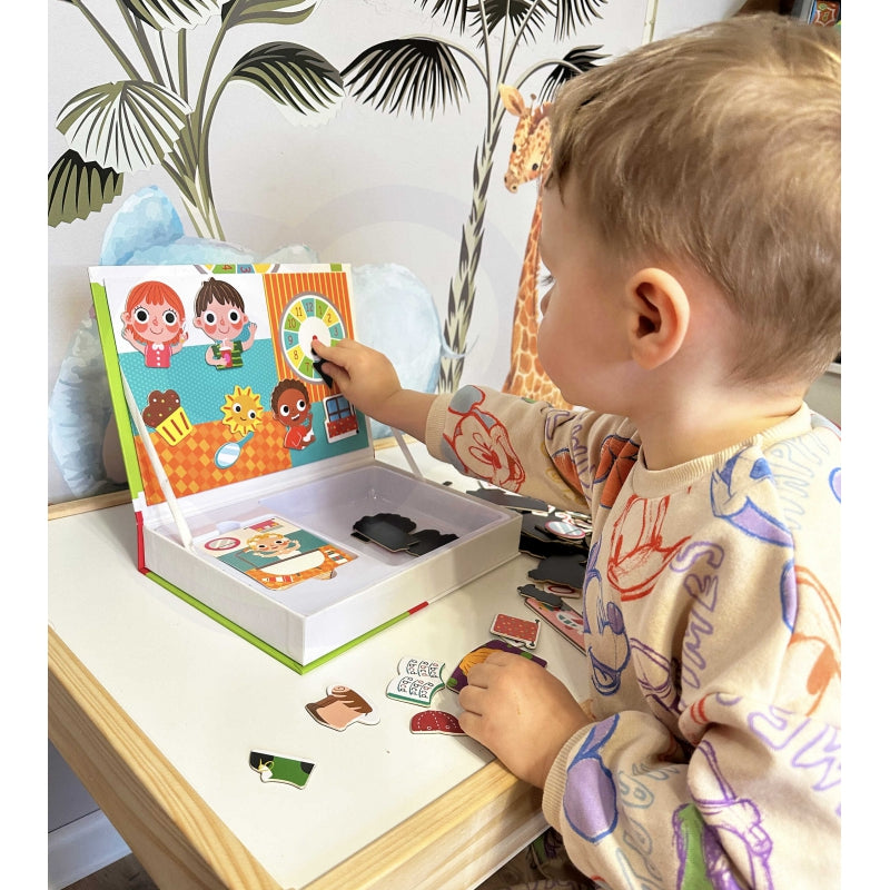 "TOOKY TOY" medinė magnetinės dėžutės dėlionė