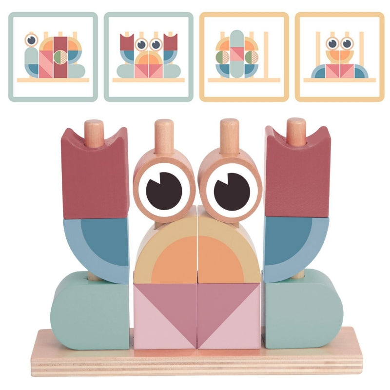 Medinė dėlionė vaikams „Krabas“, TOOKY TOY