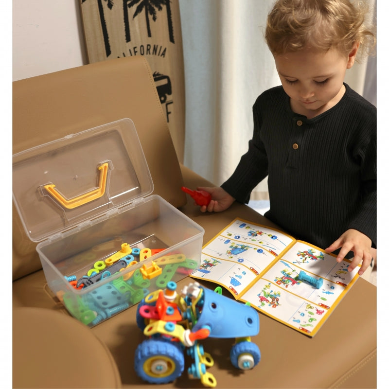 STEM konstruktoriaus rinkinys 6in1, transporto priemonės, WOOPIE