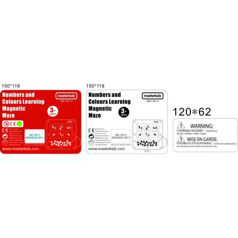 MASTERKIDZ edukacinė lenta, skaičiai