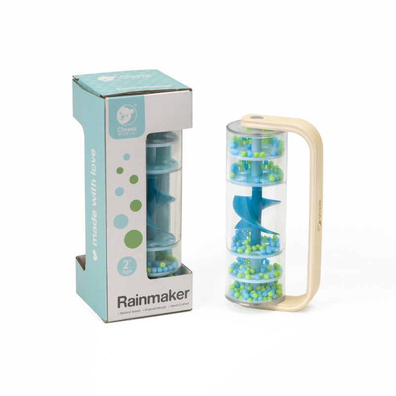 Medinis barškutis, mėlynas, Classic World